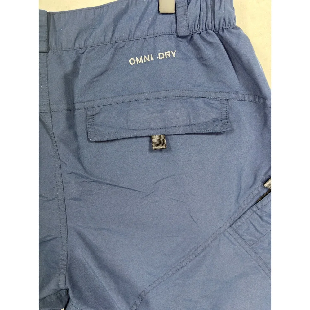 The North Face Flight Series Convertible Hiking Pants Navy Blue Omni Dry Mens M